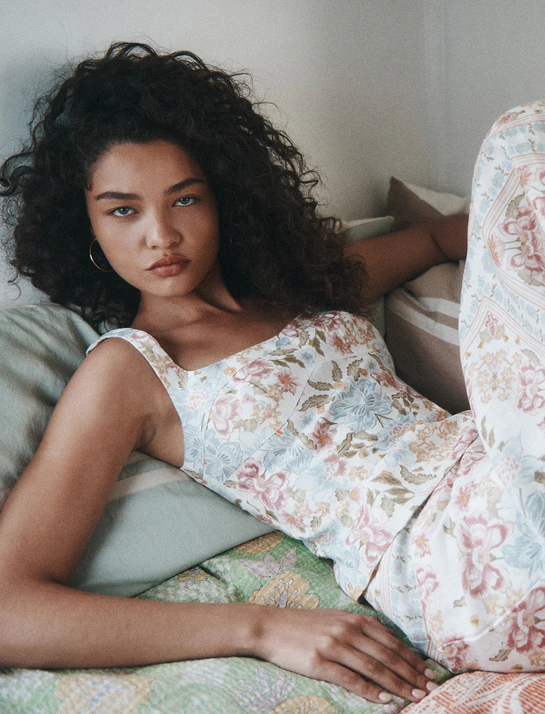 HANSEN Ellie Linen Top | Vanilla Keepsake