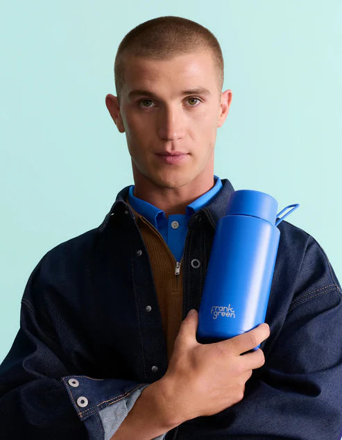 FRANK GREEN 34oz Reusable Bottle | Blue Lagoon