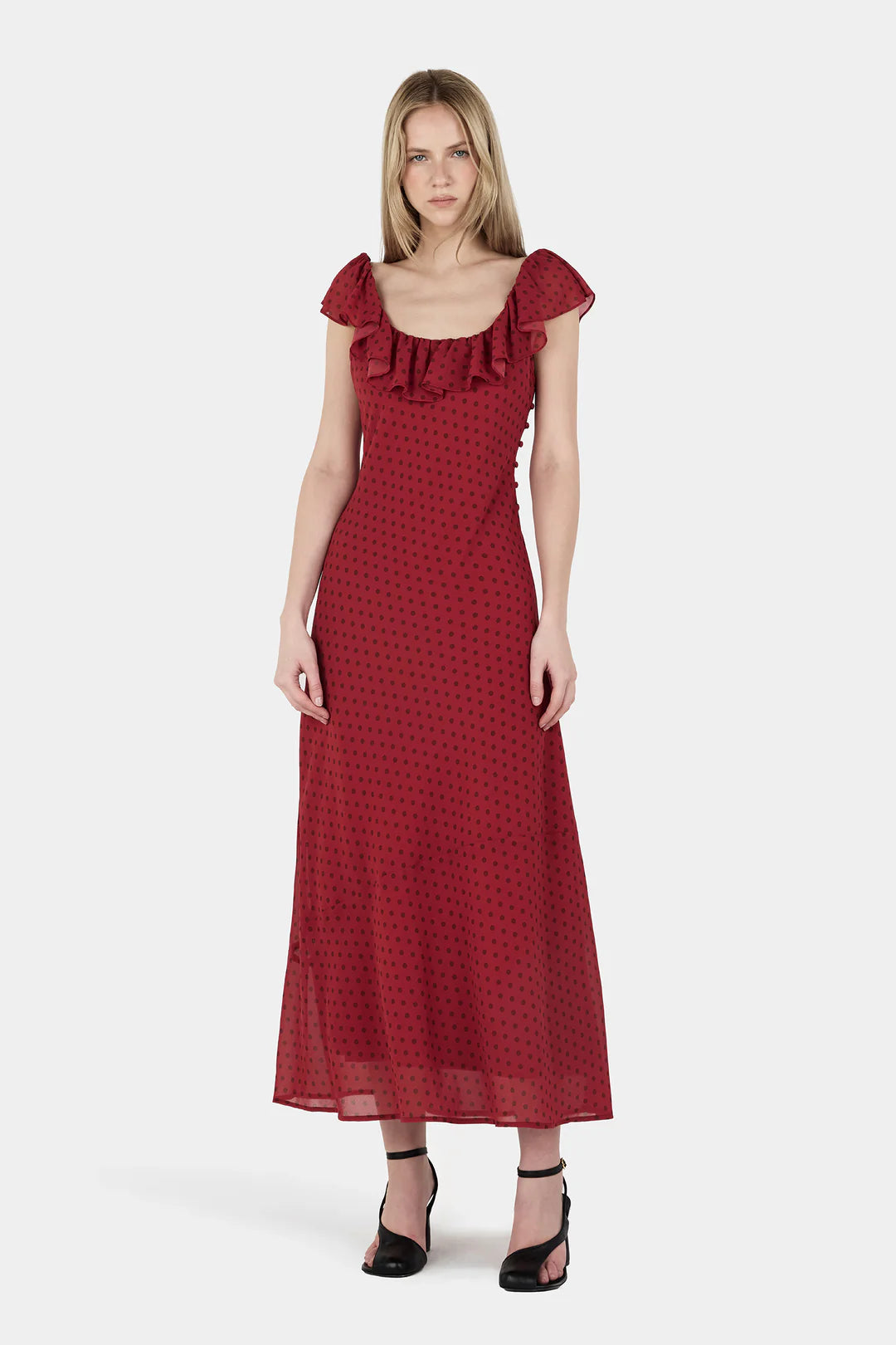 HANSEN Hazel Bias Dress | Samba Polka