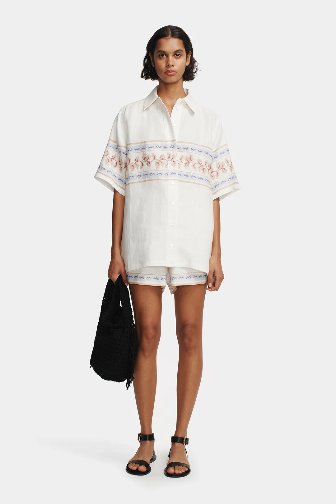 HANSEN AND GRETEL Lou Linen Shirt | Hawaiian Tablecloth