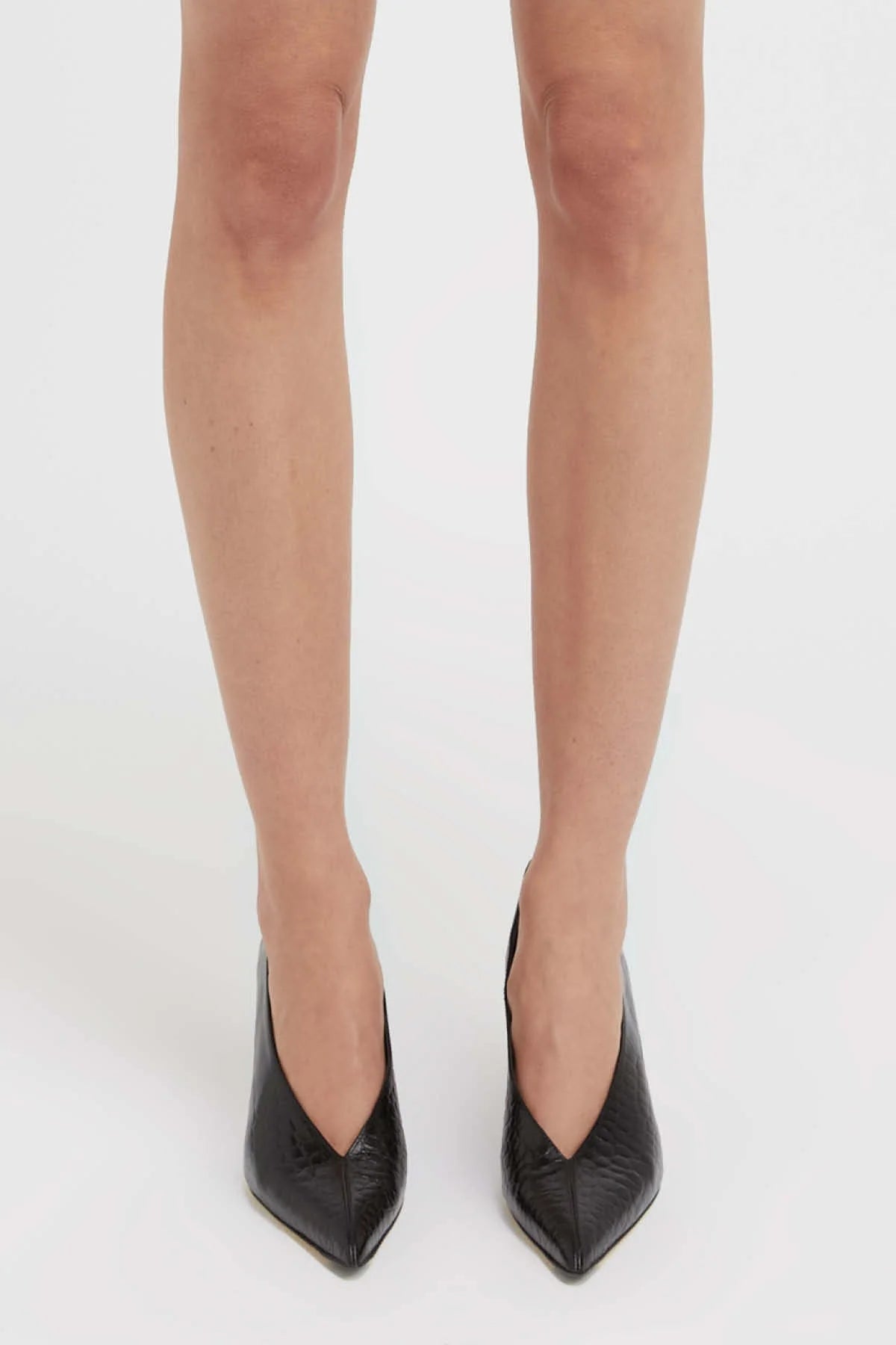 CAMILLA AND MARC Celia Croc Look Pump | Black