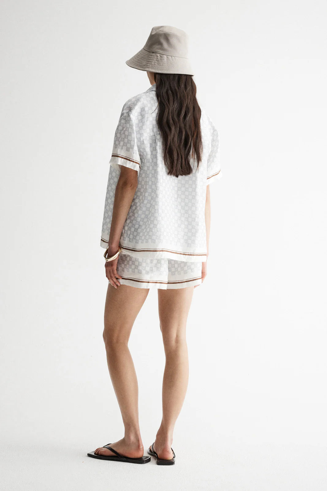 ELKA COLLECTIVE Lumi Shirt | Monogram Print