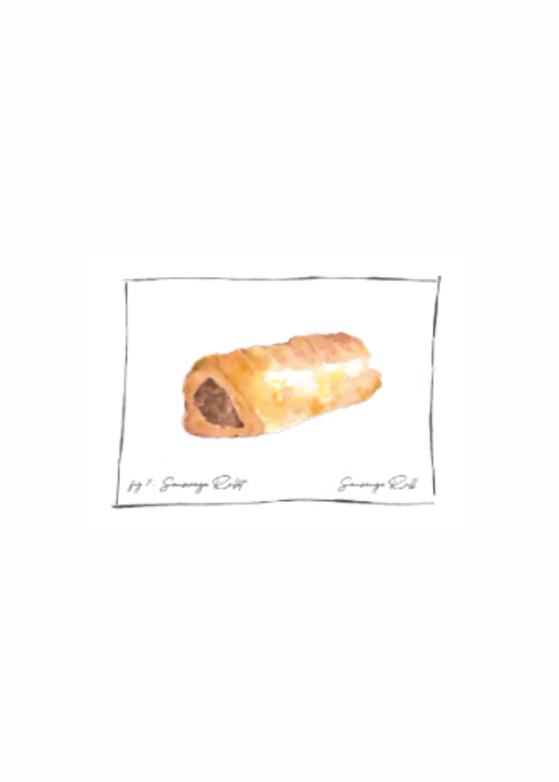 ALARF Baked Goods Sausage Roll | White