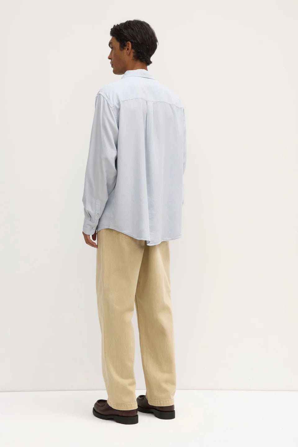 ASSEMBLY LABEL Miller Long Sleeve Shirt | Blue Haze