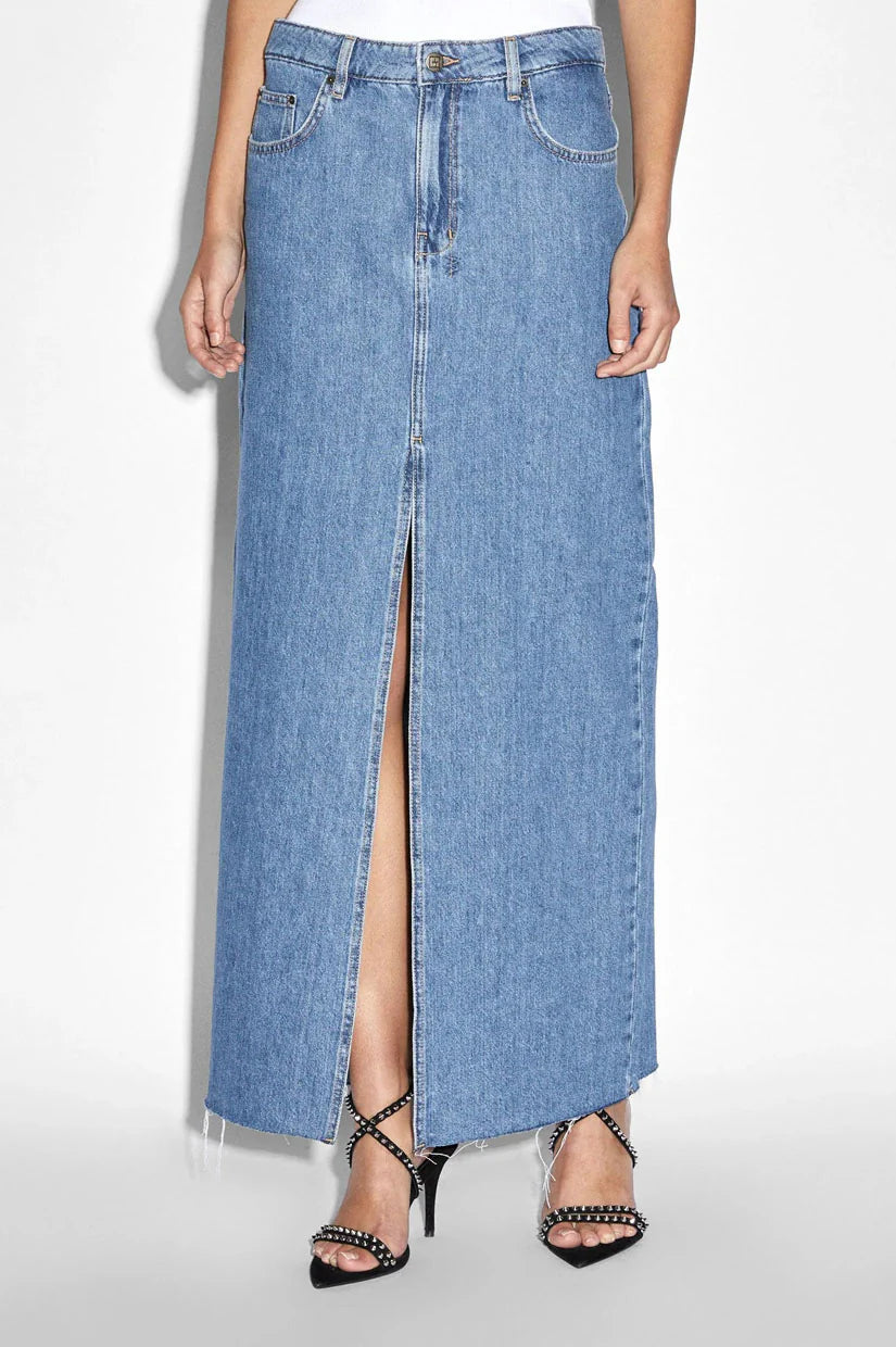 KSUBI Kara Maxi Skirt l Heritage Blue