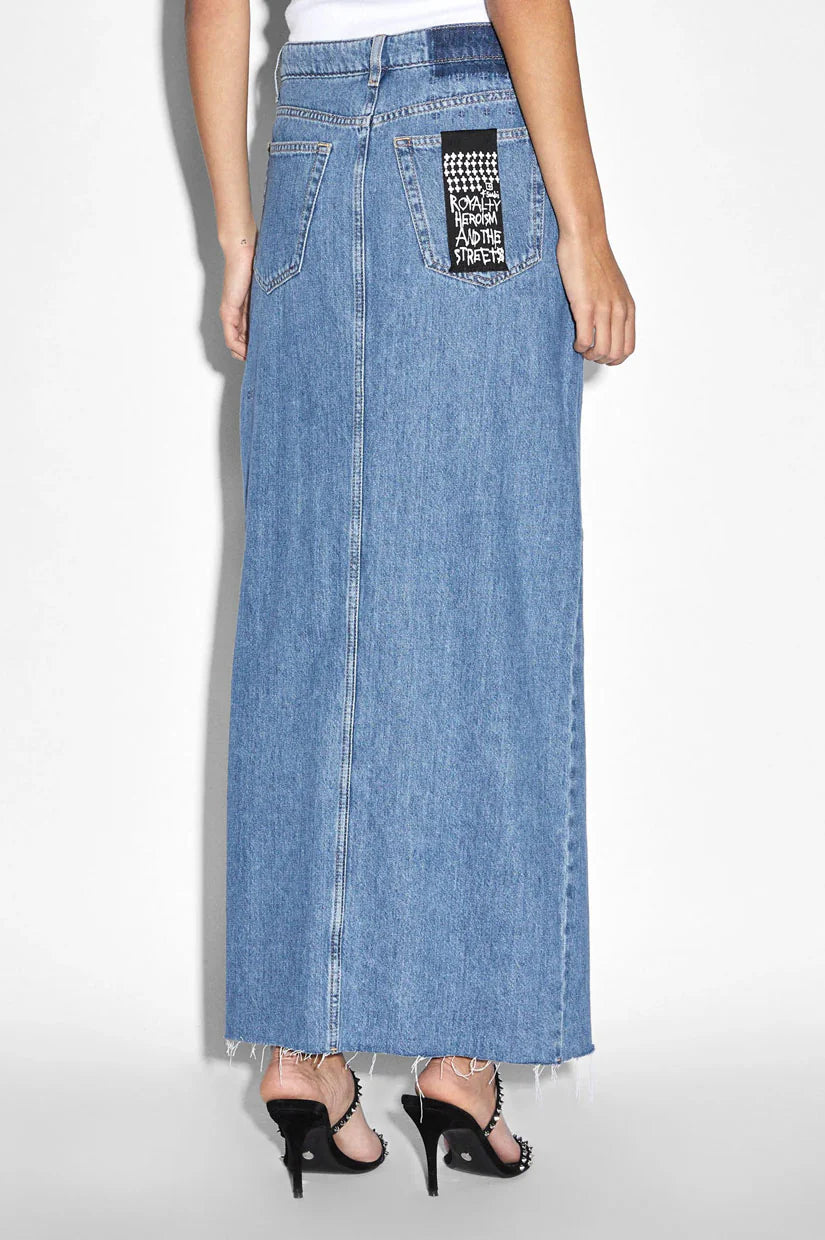KSUBI Kara Maxi Skirt l Heritage Blue