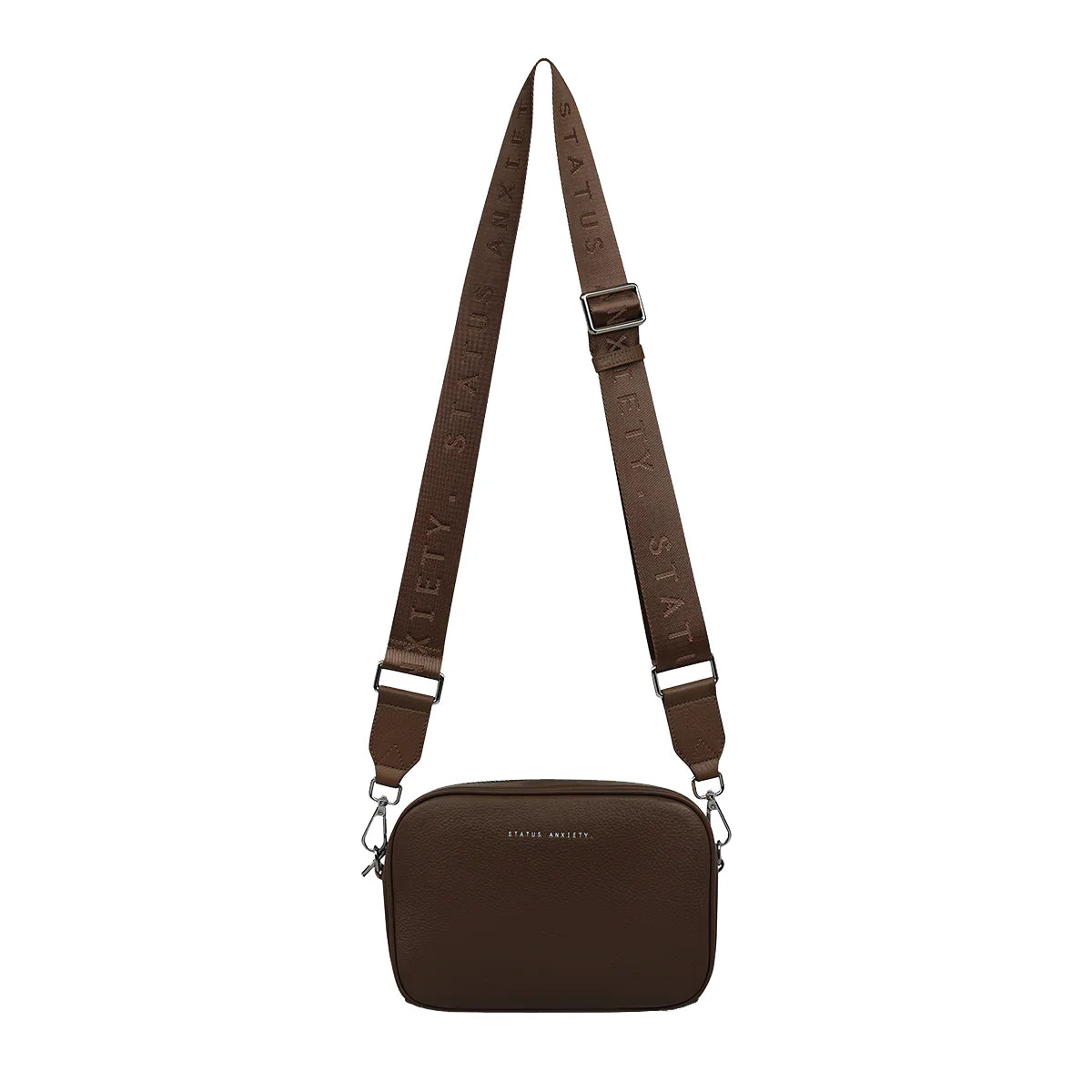 STATUS ANXIETY Plunder Bag Webbed Strap | Cocoa
