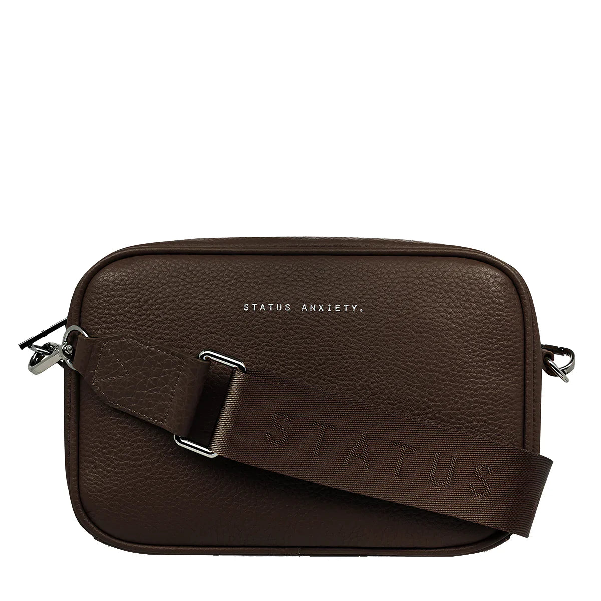 STATUS ANXIETY Plunder Bag Webbed Strap | Cocoa