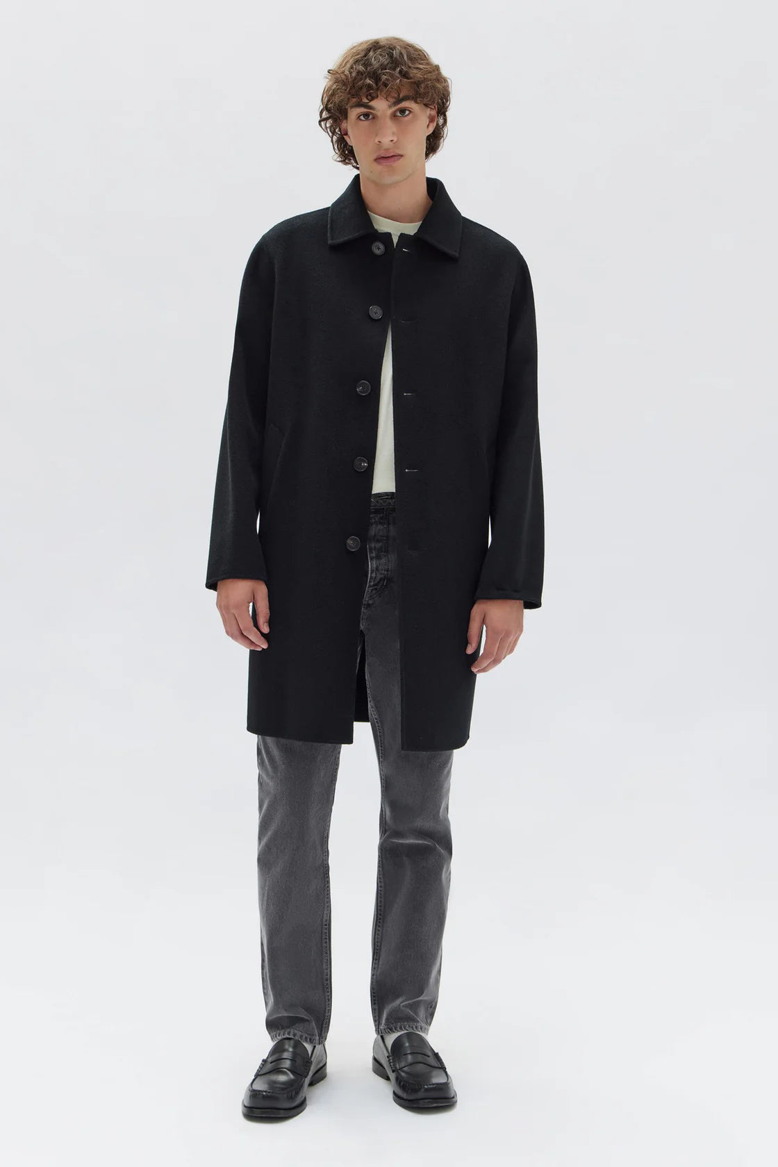 Dalton Wool Coat | Black