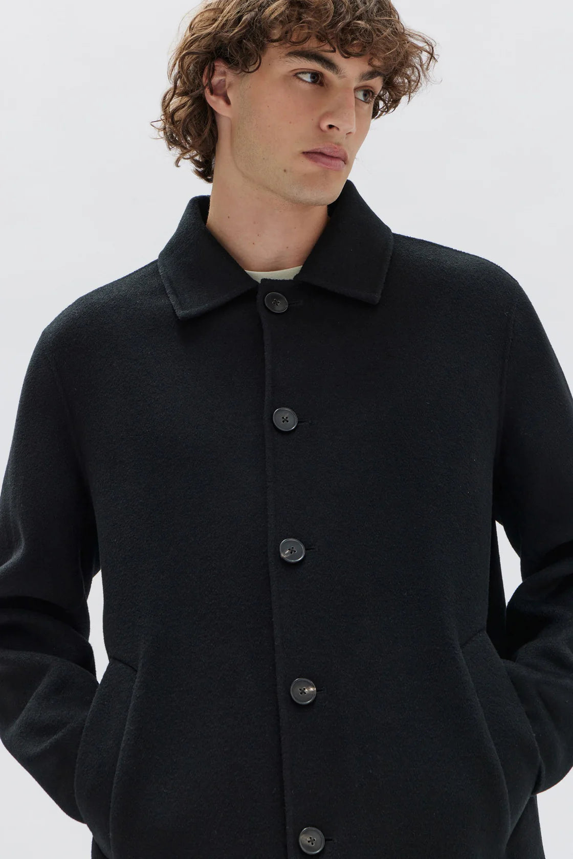 Dalton Wool Coat | Black