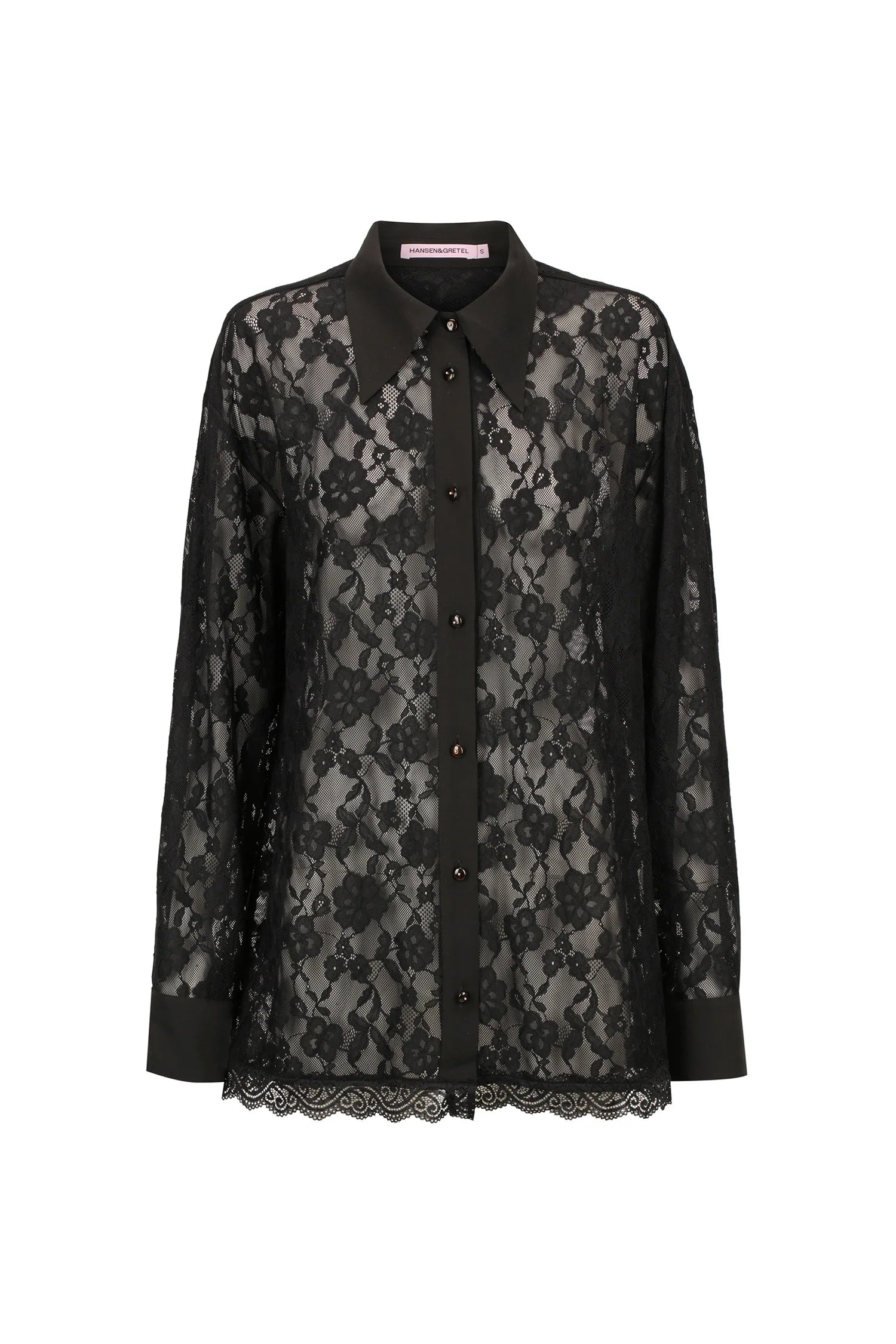 Jude Lace Shirt | Black Lace