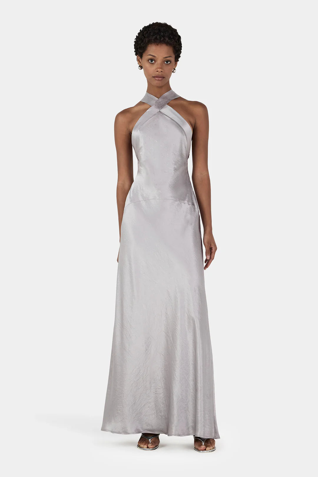 HANSEN Lunar Maxi Dress | Silver