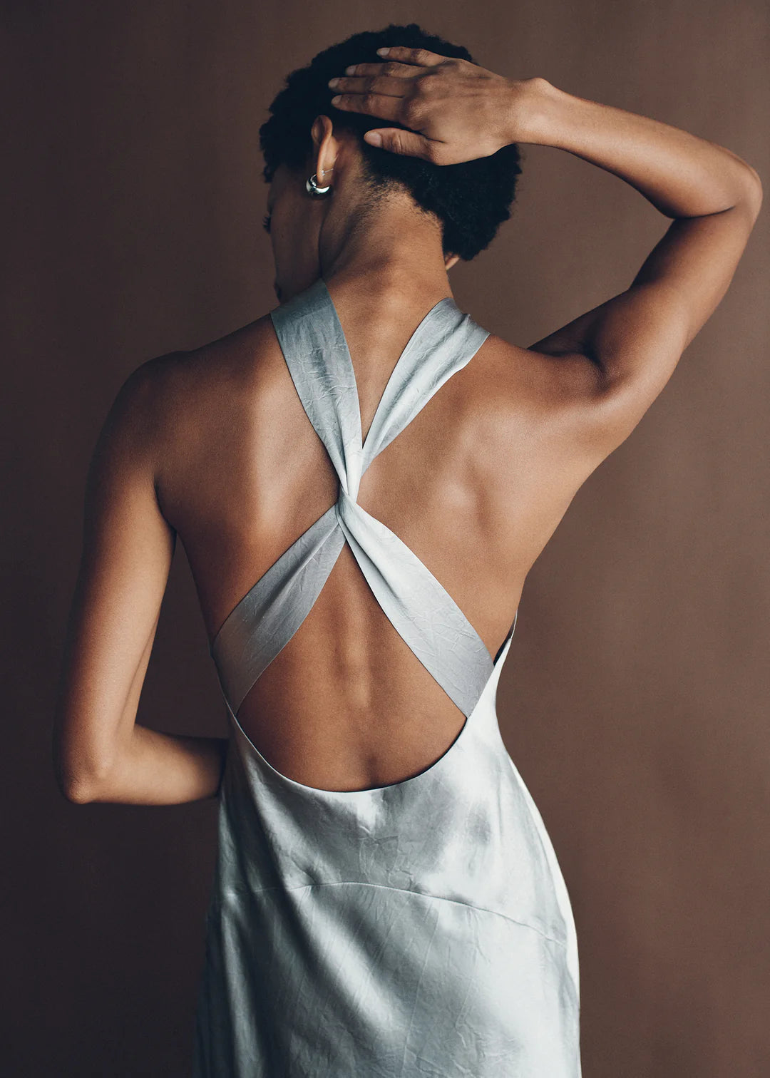 HANSEN Lunar Maxi Dress | Silver