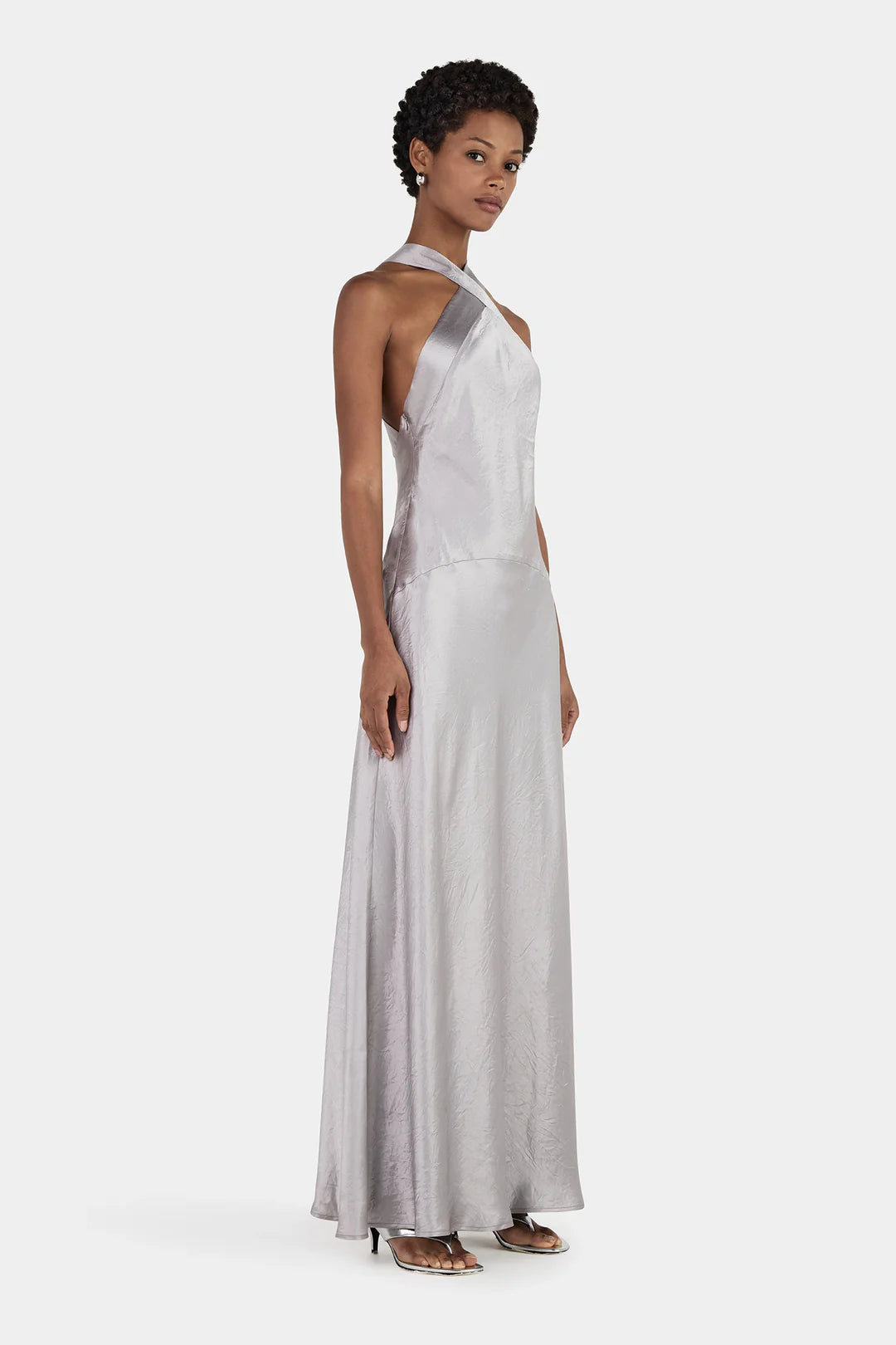 HANSEN Lunar Maxi Dress | Silver