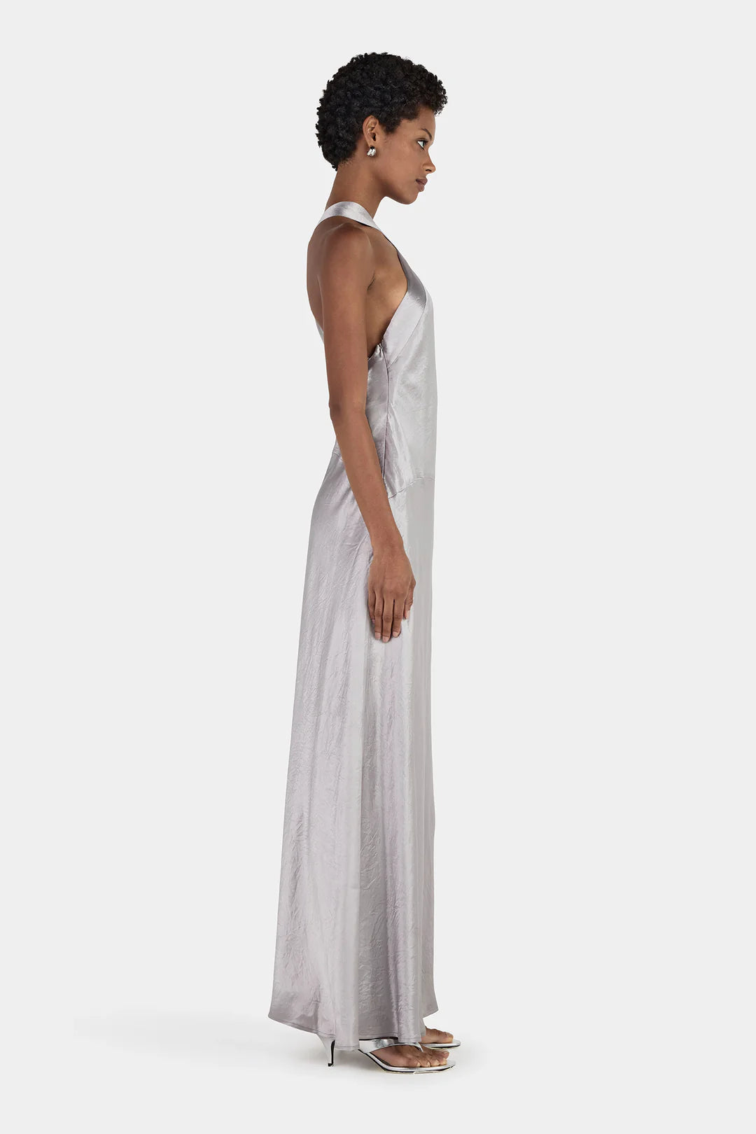 HANSEN Lunar Maxi Dress | Silver