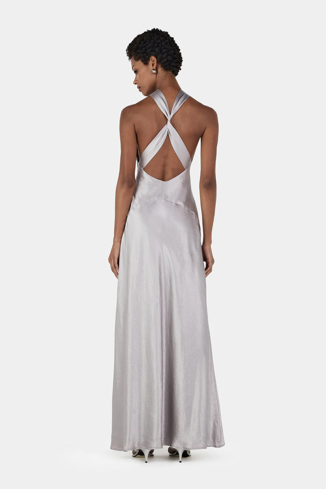 HANSEN Lunar Maxi Dress | Silver