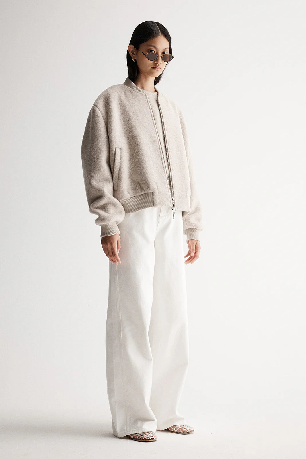 ELKA COLLECTIVE Nonnie Jacket | Ivory Marle