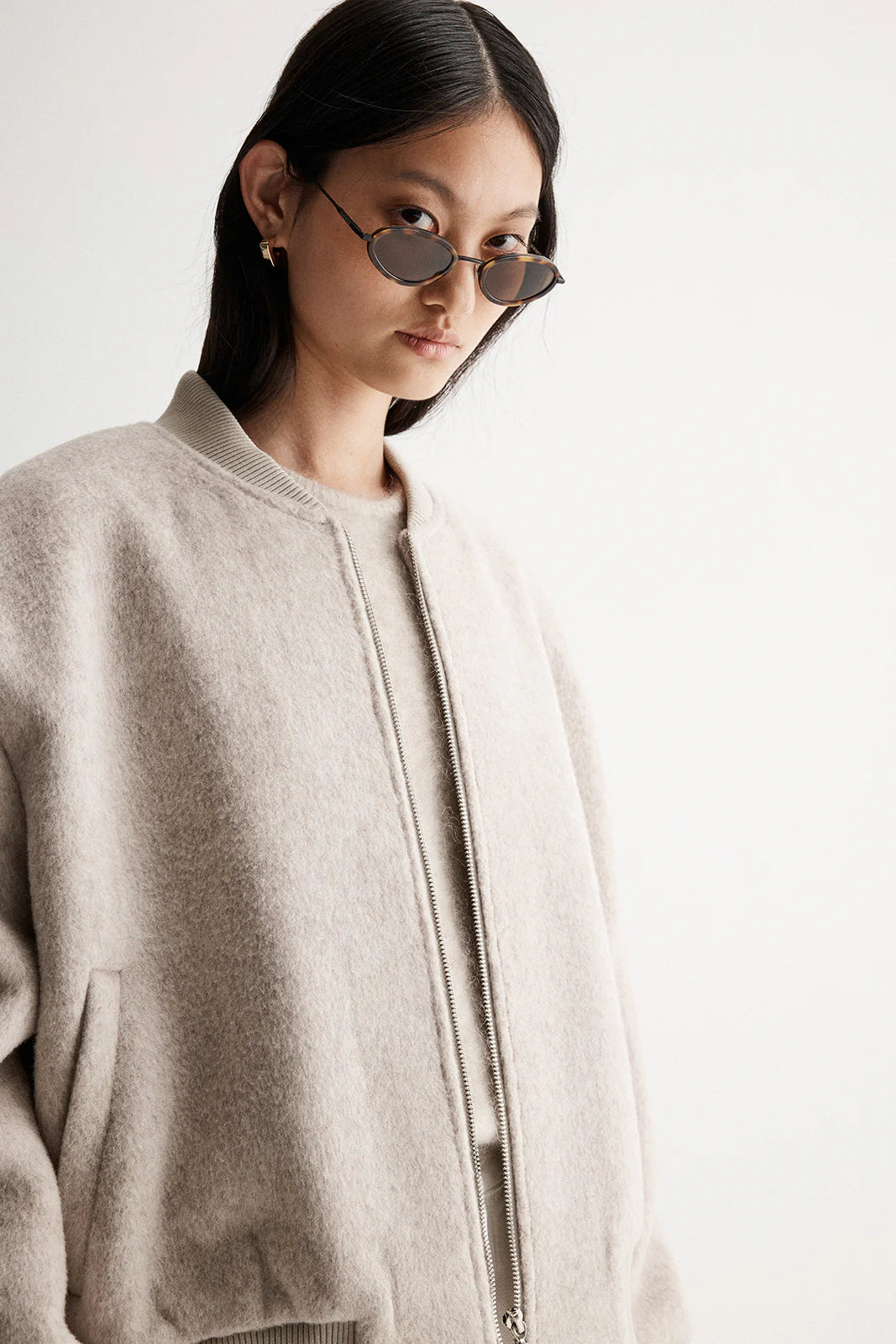 ELKA COLLECTIVE Nonnie Jacket | Ivory Marle
