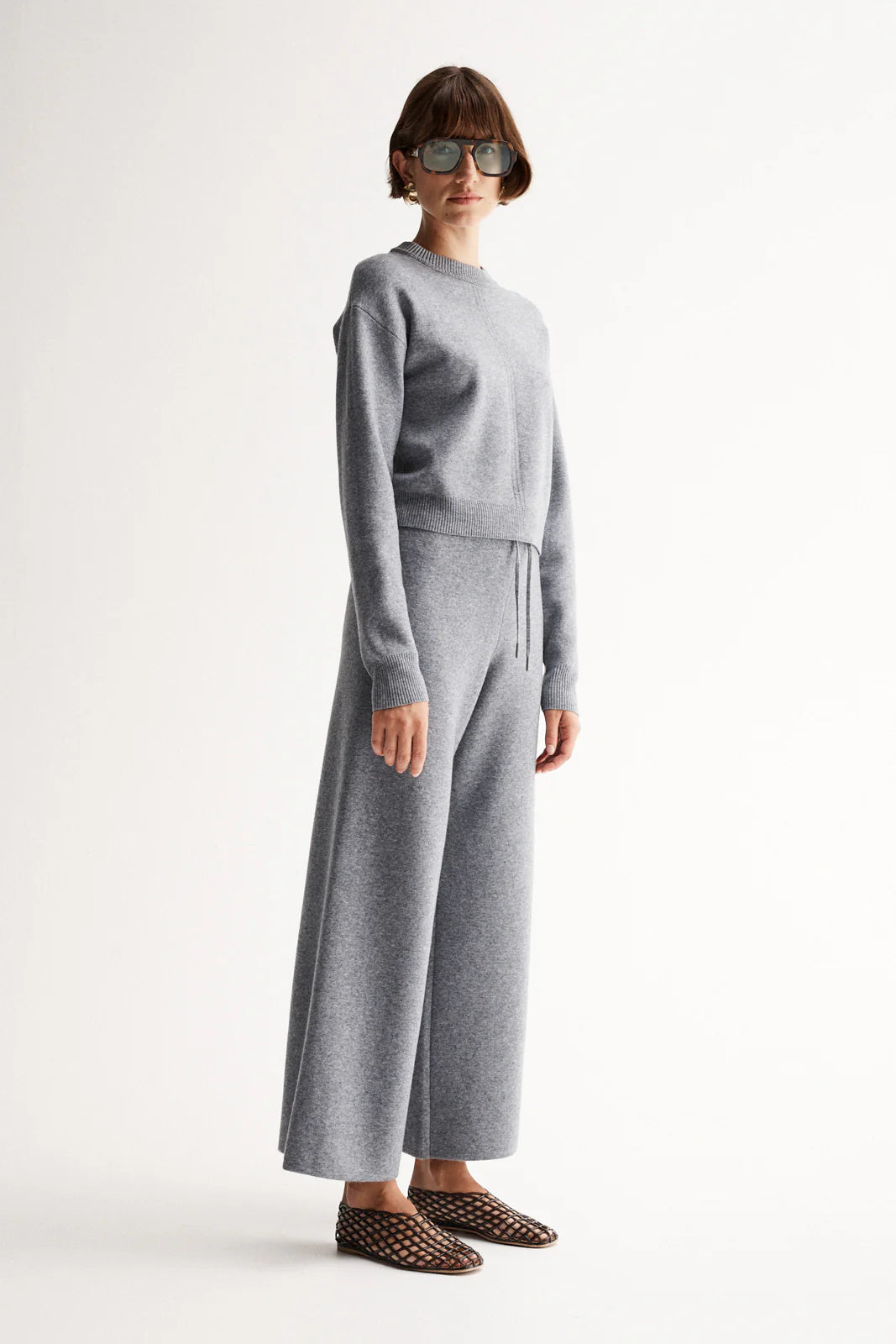 ELKA COLLECTIVE Rhyder Knit | Charcoal Marle