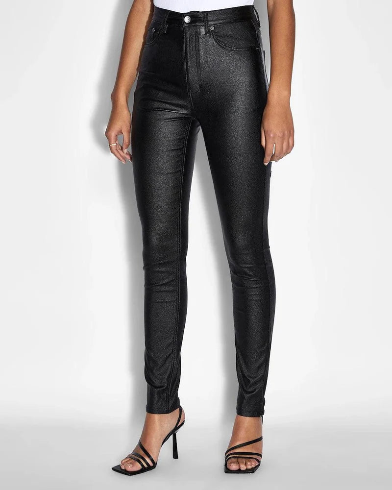 Hi N WASTED XTRA BLACK WAX KSUBI JEAN - BLACK