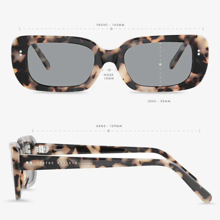 Solitary Sunglasses | White Tort