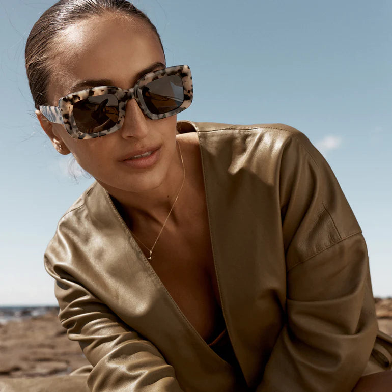 Unyielding Sunglasses | White Tort
