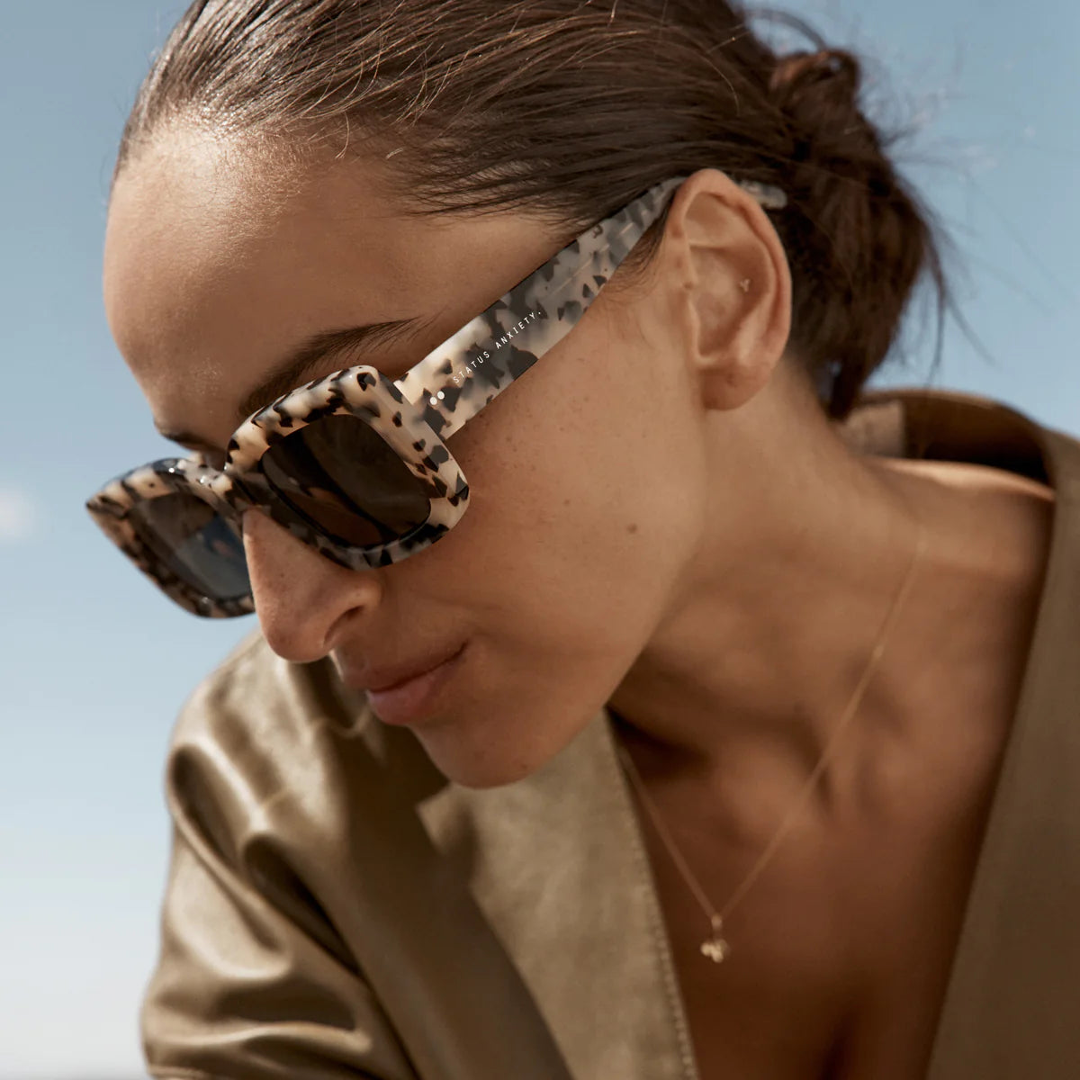 Unyielding Sunglasses | White Tort