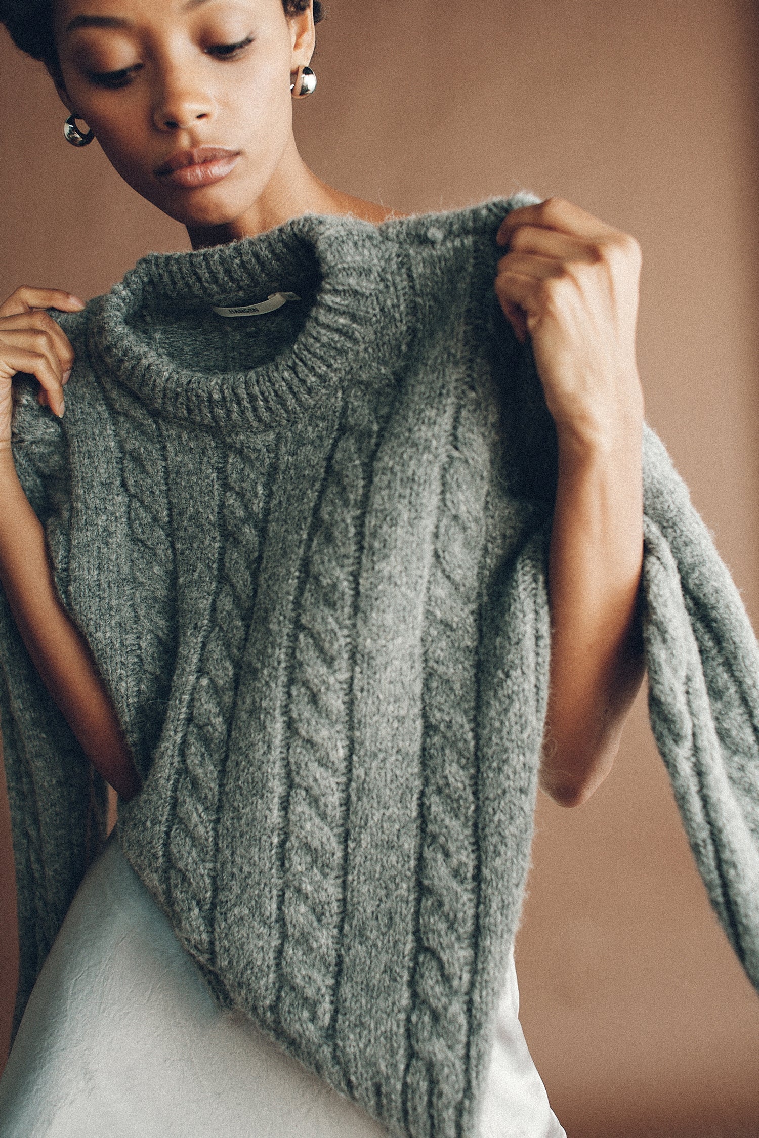 HANSEN & GRETEL Stevie Knit Jumper | Grey Marle