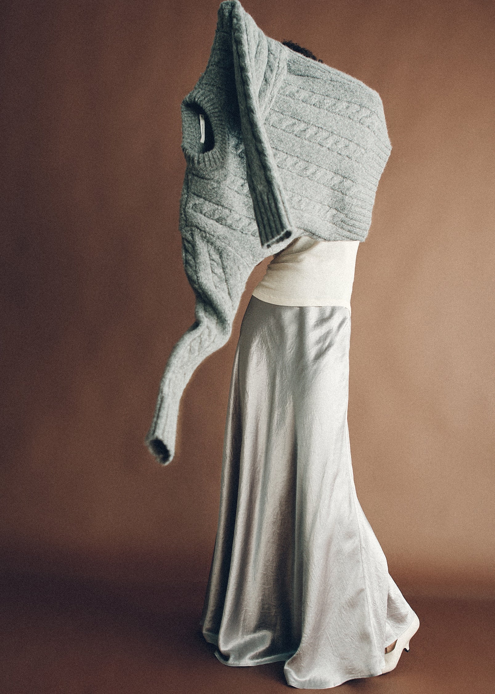 HANSEN & GRETEL Stevie Knit Jumper | Grey Marle