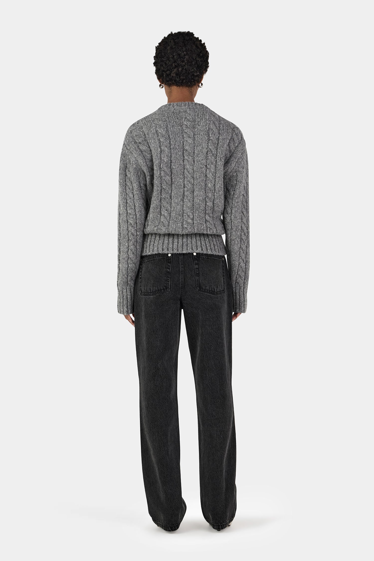 HANSEN & GRETEL Stevie Knit Jumper | Grey Marle