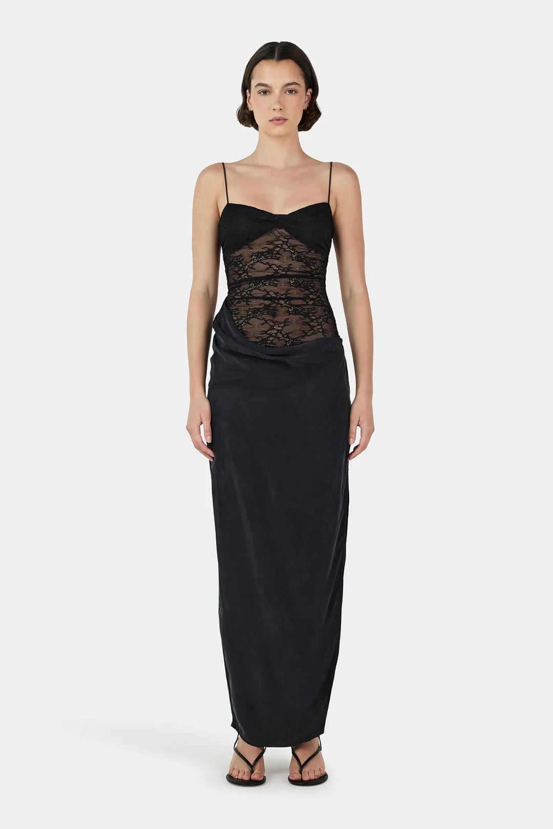 OWNLEY Lola Midi Dress | Black