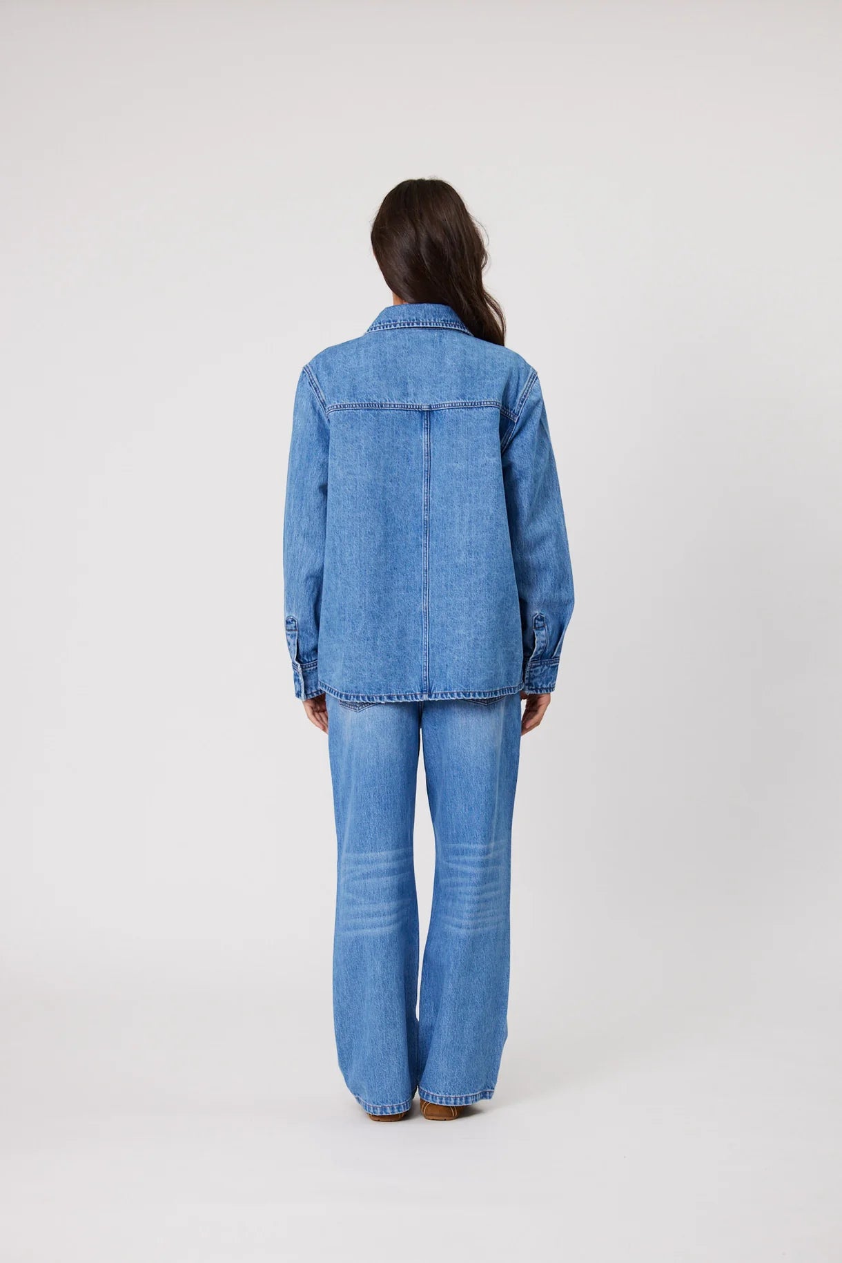 REMAIN Effie Shirt | Mid Blue