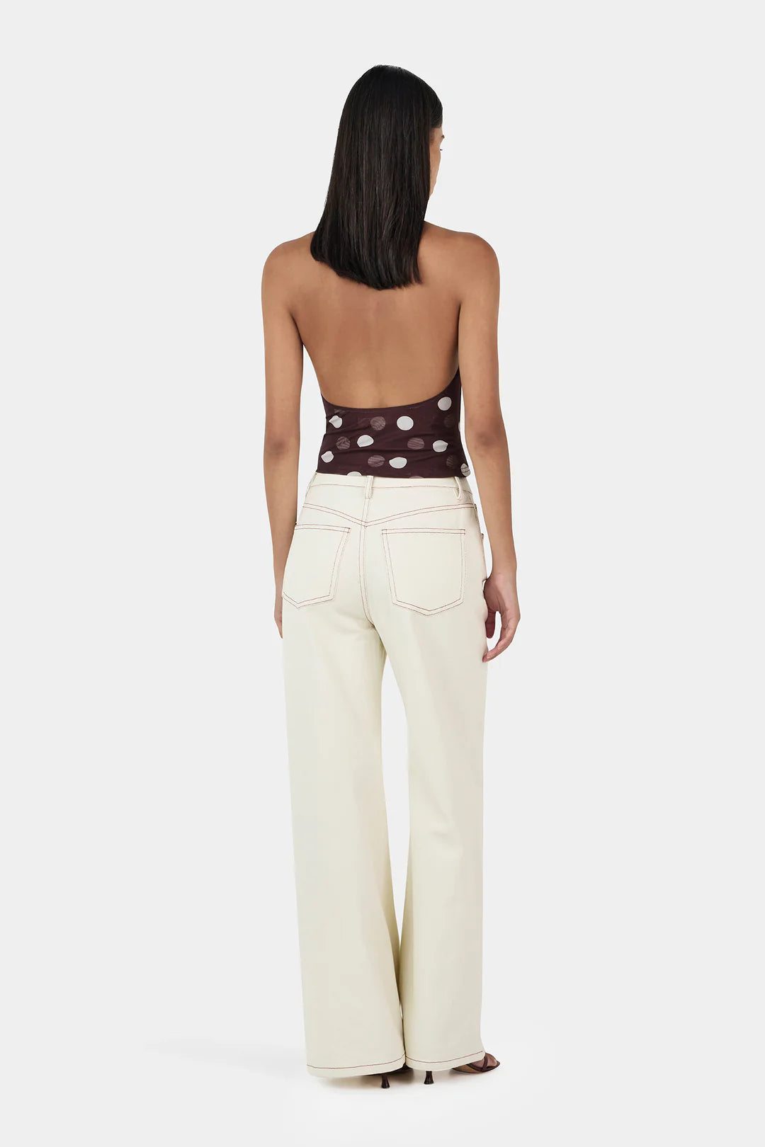OWNLEY Nola Haltar Top | Pinot Polka