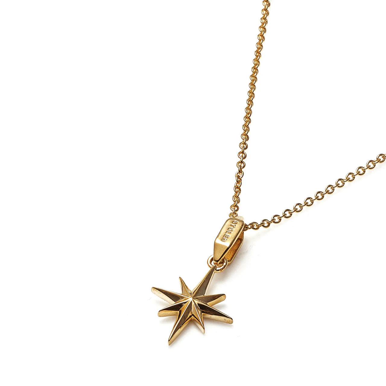STOLEN GIRLFRIEND CLUB North Star Necklace | Gold Plated
