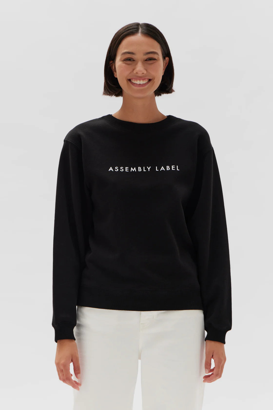 Logo Fleece | True Black/White