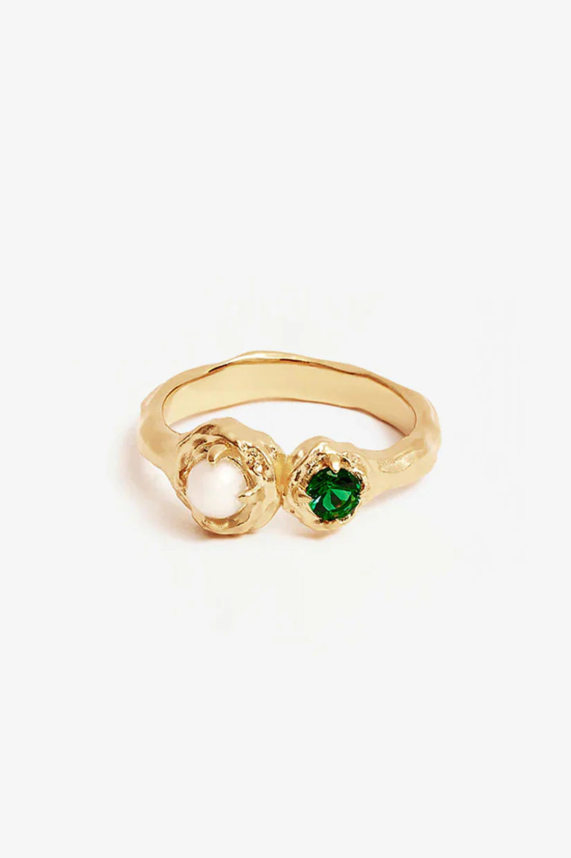 BY CHARLOTTE Moonlit Tides Ring | Gold