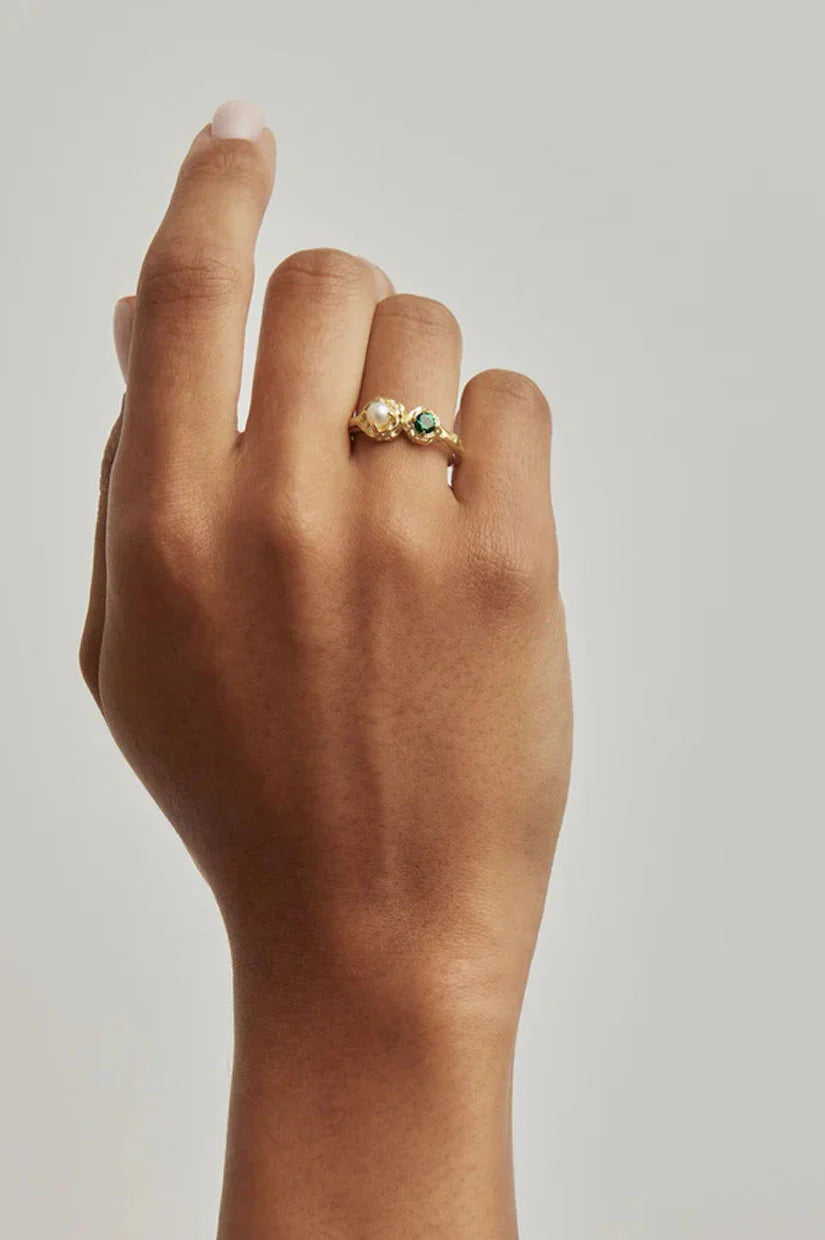 BY CHARLOTTE Moonlit Tides Ring | Gold