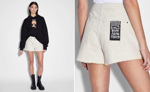 Rise N Hi Short Ecru
