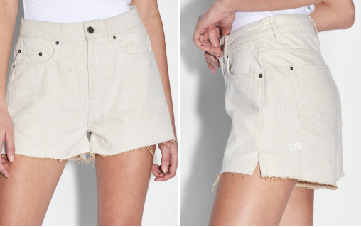 Rise N Hi Short Ecru