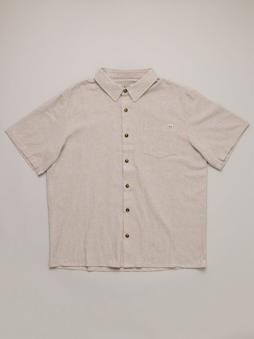 JUST ANOTHER FISHERMAN Ballast SS Shirt | Tan Check