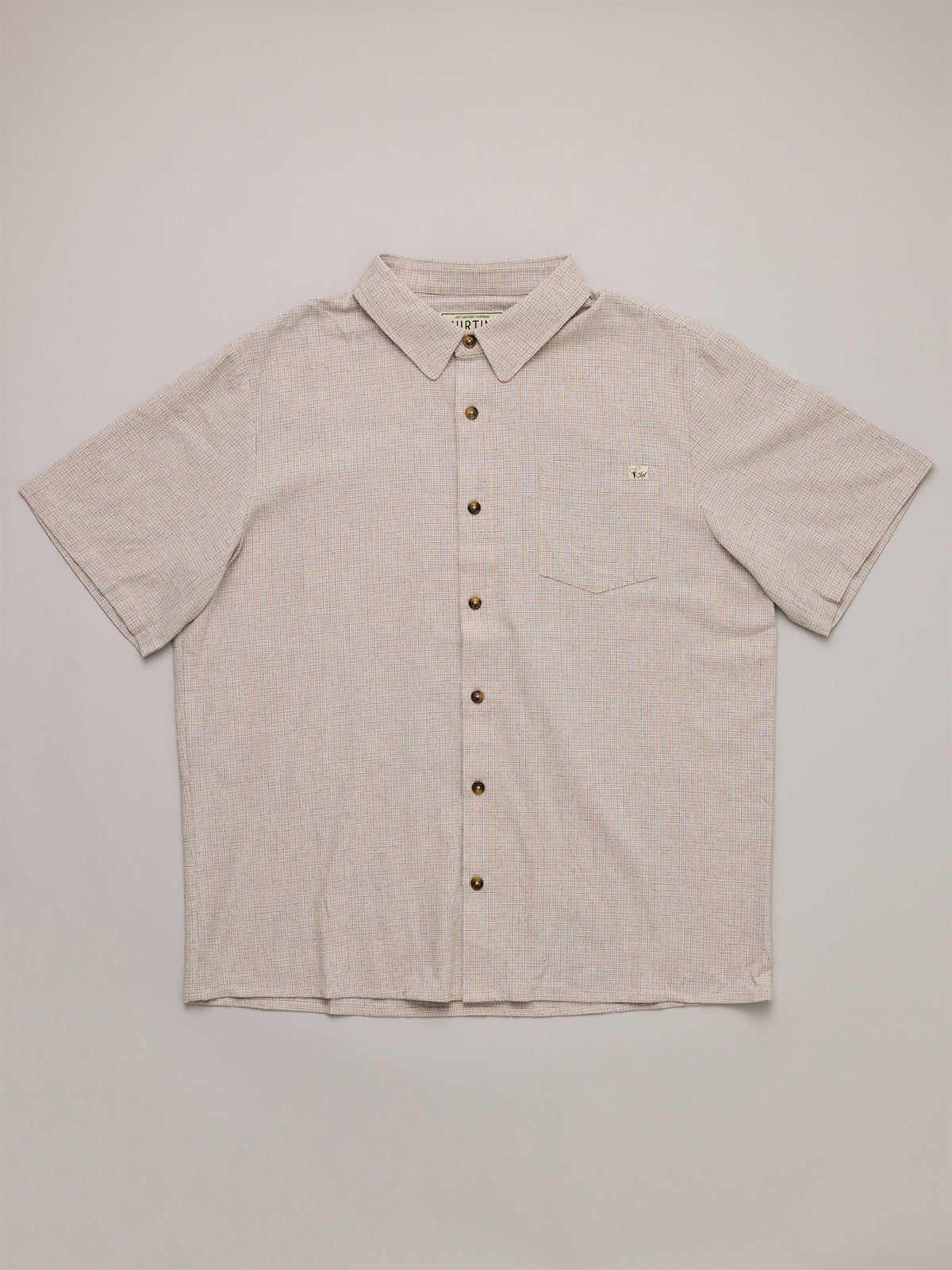 JUST ANOTHER FISHERMAN Ballast SS Shirt | Tan Check