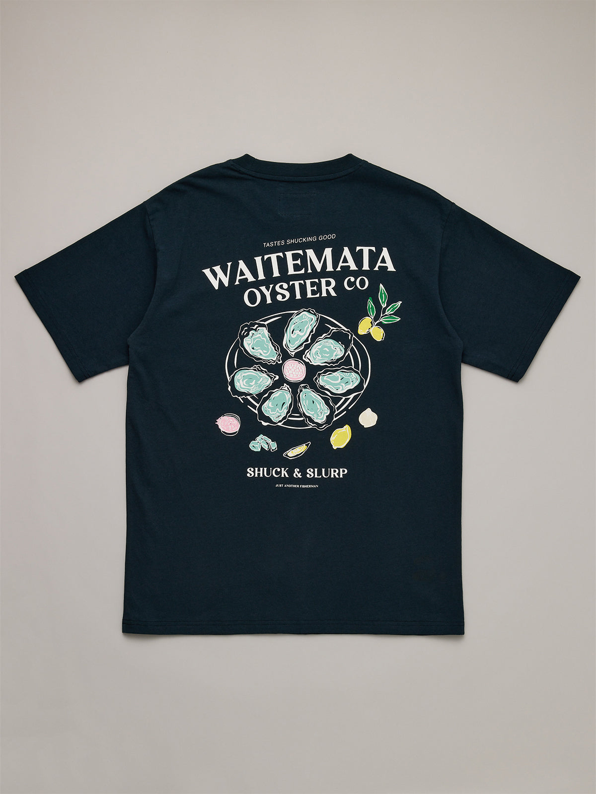 Oyster Co Sea Tee Navy front