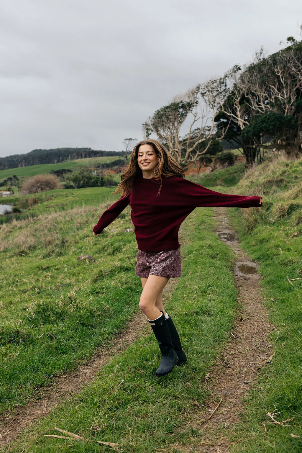 REMAIN Kennedy Knit | Pomegranate