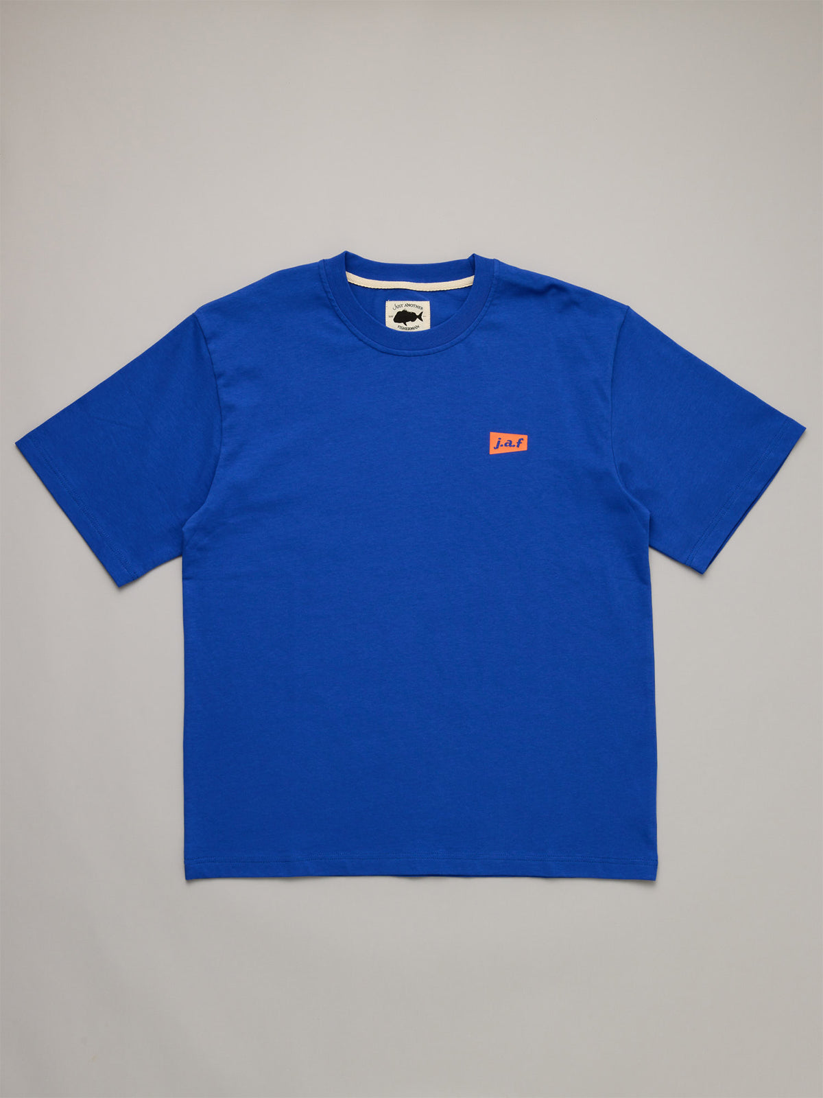 JUST ANOTHER FISHERMAN Apologies Heavy Shore Tee | Cobalt