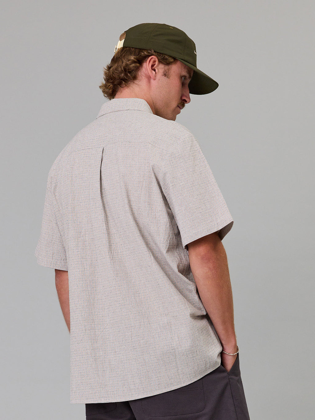JUST ANOTHER FISHERMAN Ballast SS Shirt | Tan Check