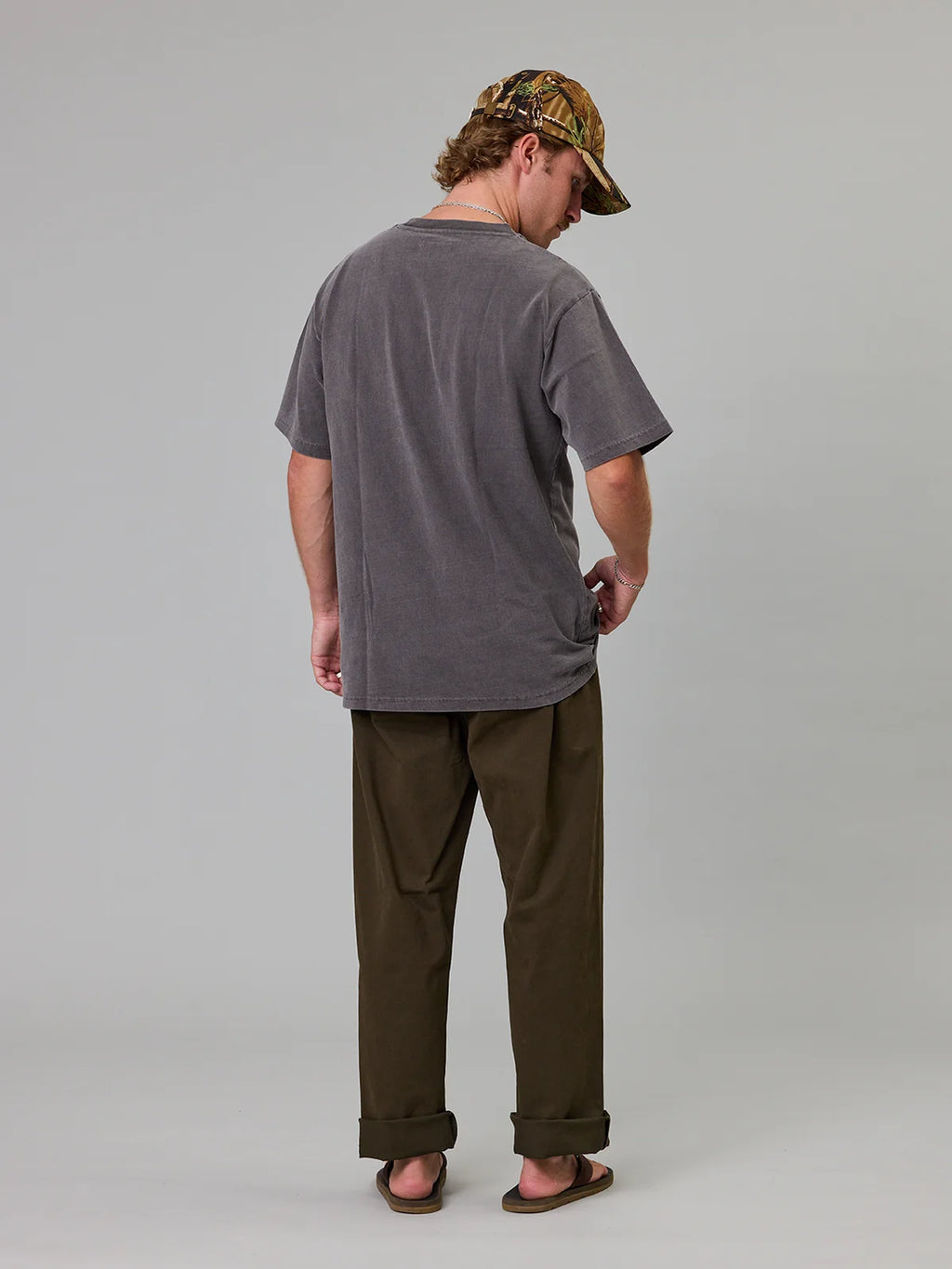 J.A.F Kahawai Sea Tee | Aged Black