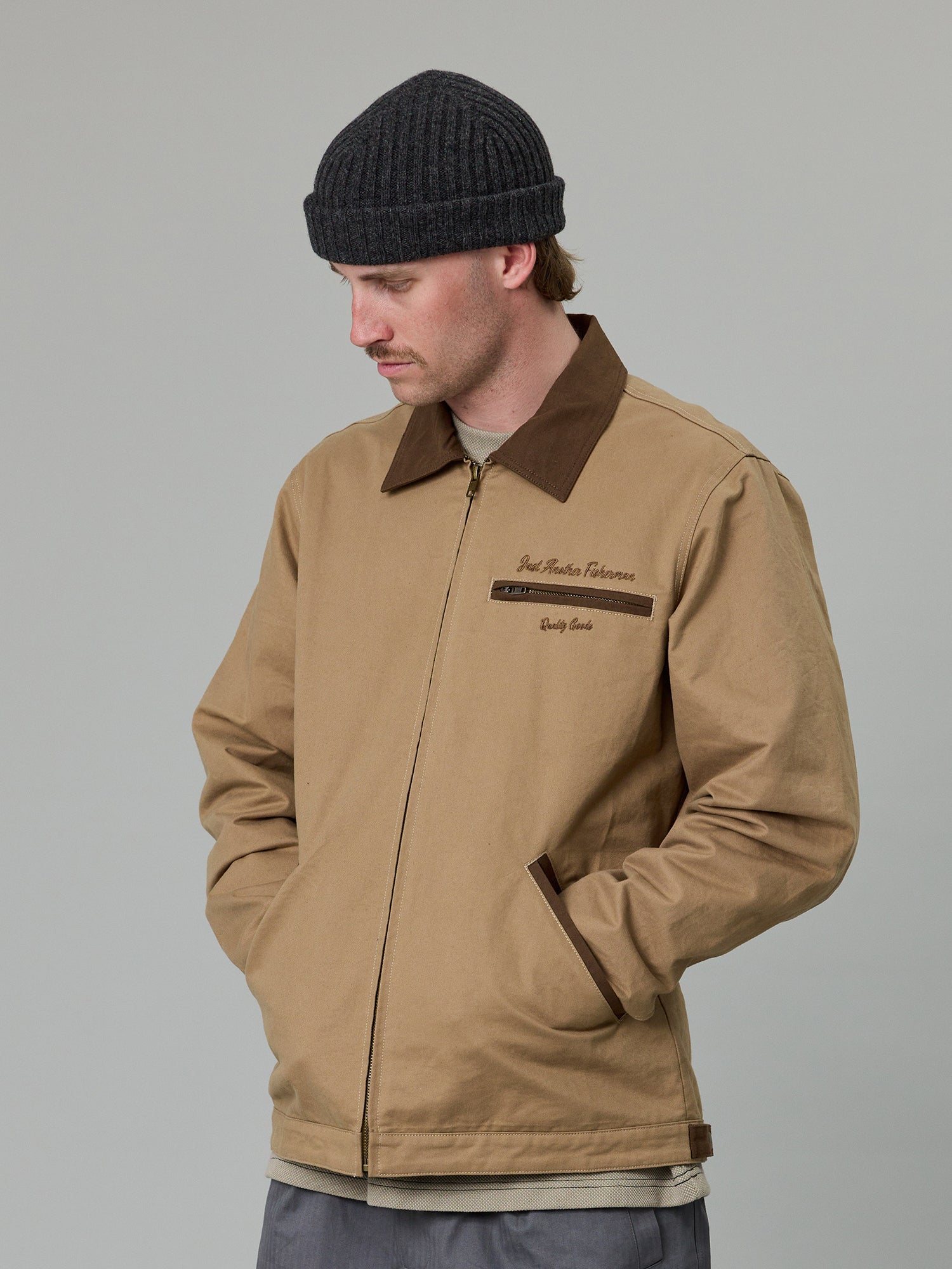 J.A.F Helmans Jacket | Beige/Brown