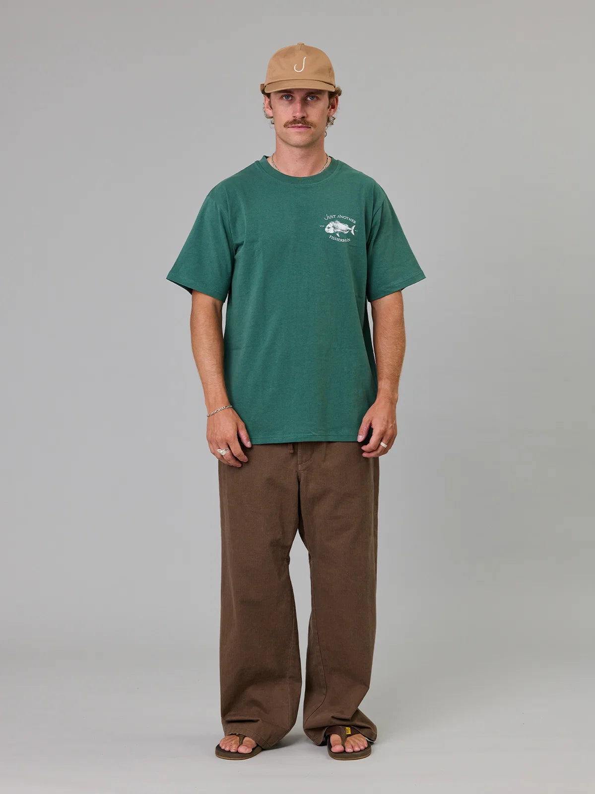 J.A.F Snapper Sea Tee | Dusk Pine
