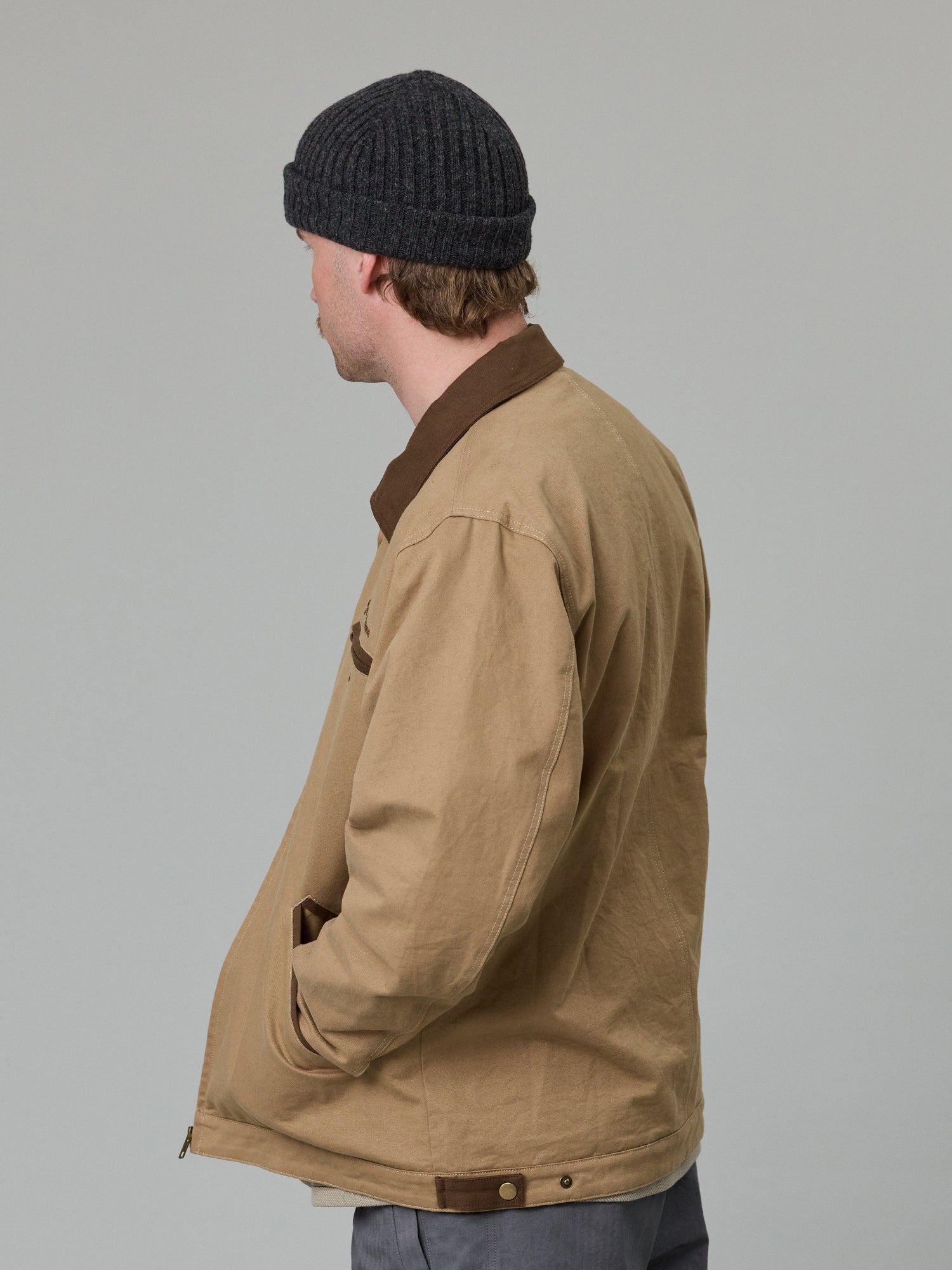 J.A.F Helmans Jacket | Beige/Brown