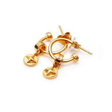 Load image into Gallery viewer, Star Plate Anchor Sleeper | Gold Plated
